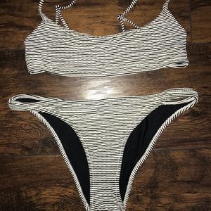 Striped Triangle Bikini